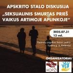 2025.07.31 Diskusija "Seksualinis smurtas prieš vaikus artimoje aplinkoje" Kėdainių pagalbos šeimai centre - Organizatorius: KOPŽI, Kėdainių pagalbos šeimai centras